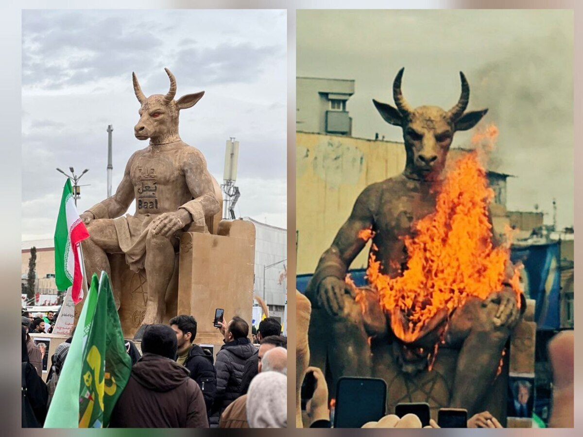 ماجرای سوزاندن مجسمه بعل چیست؟ / از بعل تا نتانیاهو و اپستین! بت بعل شیطان baal ترامپ اسرائیل اپستین
