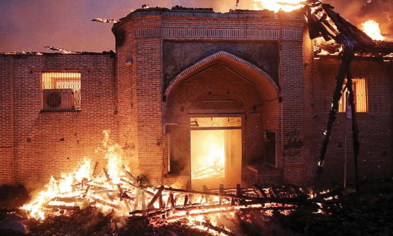 سیمای نابسامان جهان پیش از ظهور 31 آتش زدن مساجد